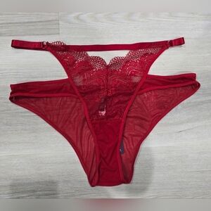 Adore Me NWT Red Thong/Cheeky Underwear Size 1X